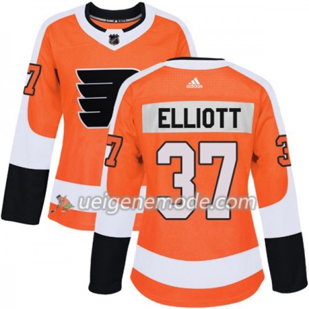 Dame Eishockey Philadelphia Flyers Trikot Brian Elliott 37 Adidas 2017-2018 Orange Authentic